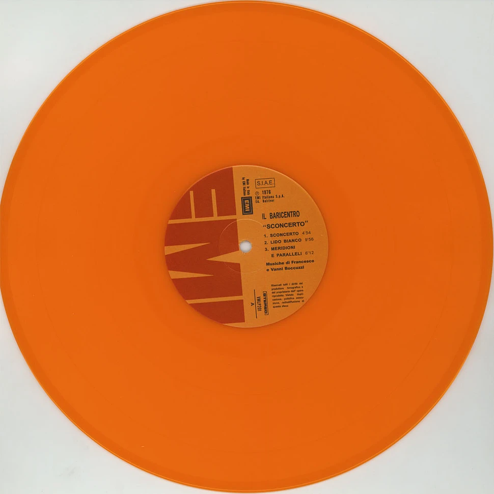 Il Baricentro - Sconcerto Colored Vinyl Edition
