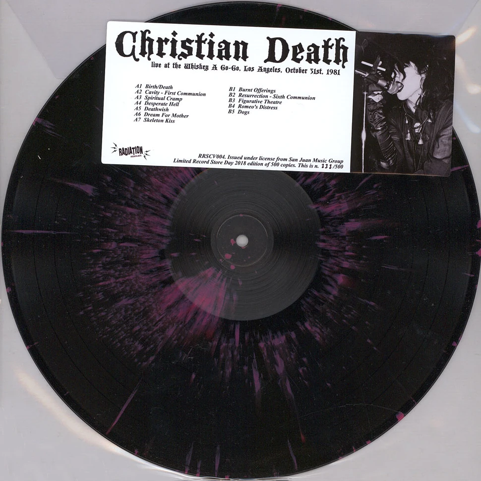 Christian Death - Live At The Whisky A Go Go La 1981