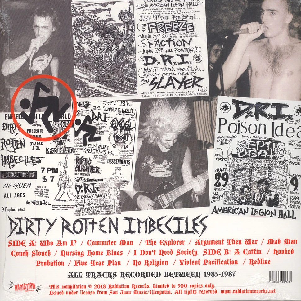 D.R.I. (Dirty Rotten Imbeciles) - Violent Pacification… And More Rotten Hits 1983-1987