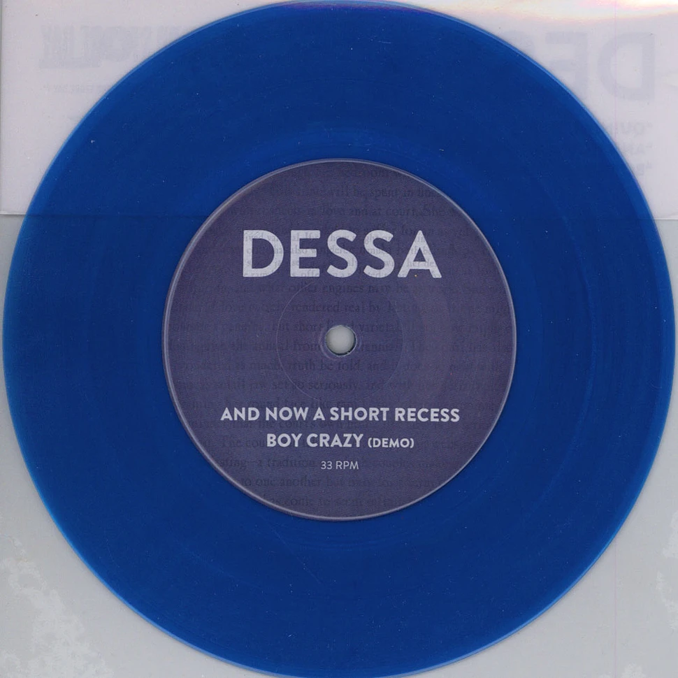 Dessa - Quinine Clear Blue Vinyl Edition