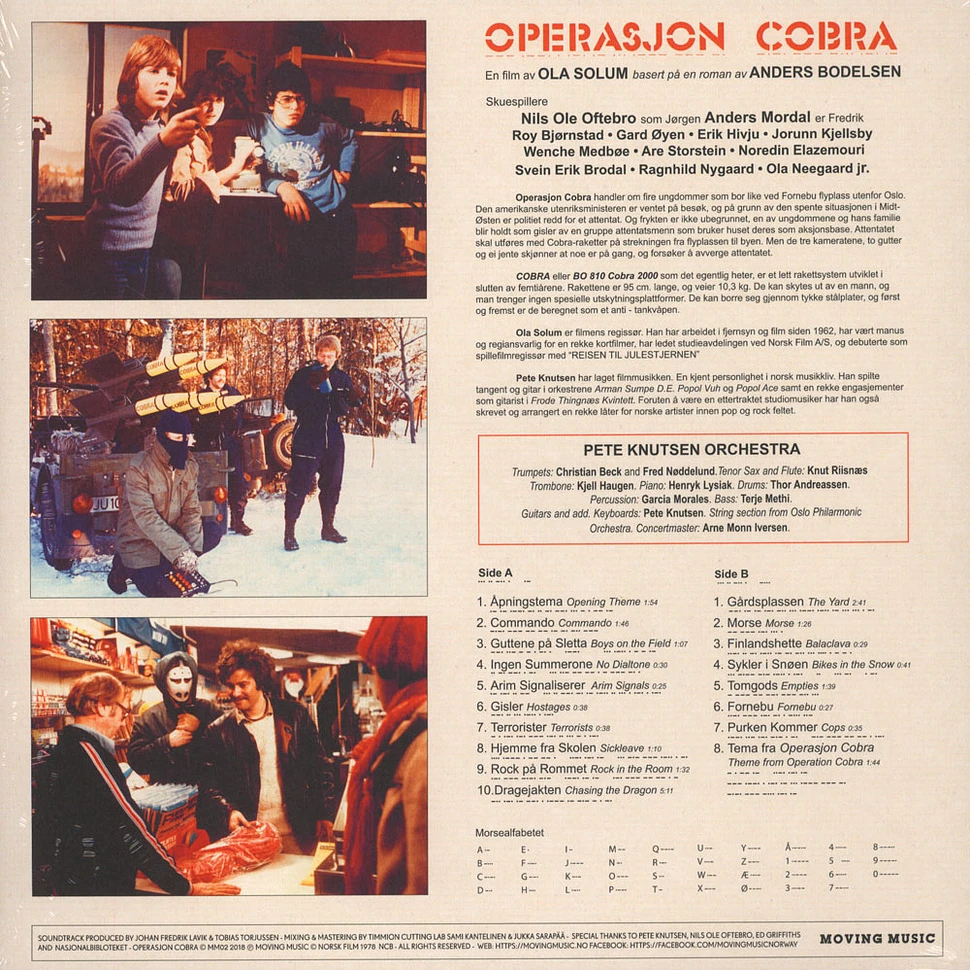 Pete Knutsen Orchestra - OST Operasjon Cobra