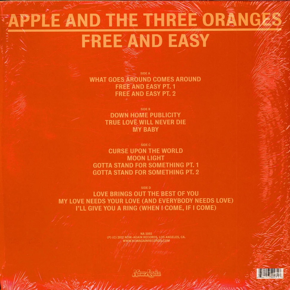 Apple & The Three Oranges - Free And Easy