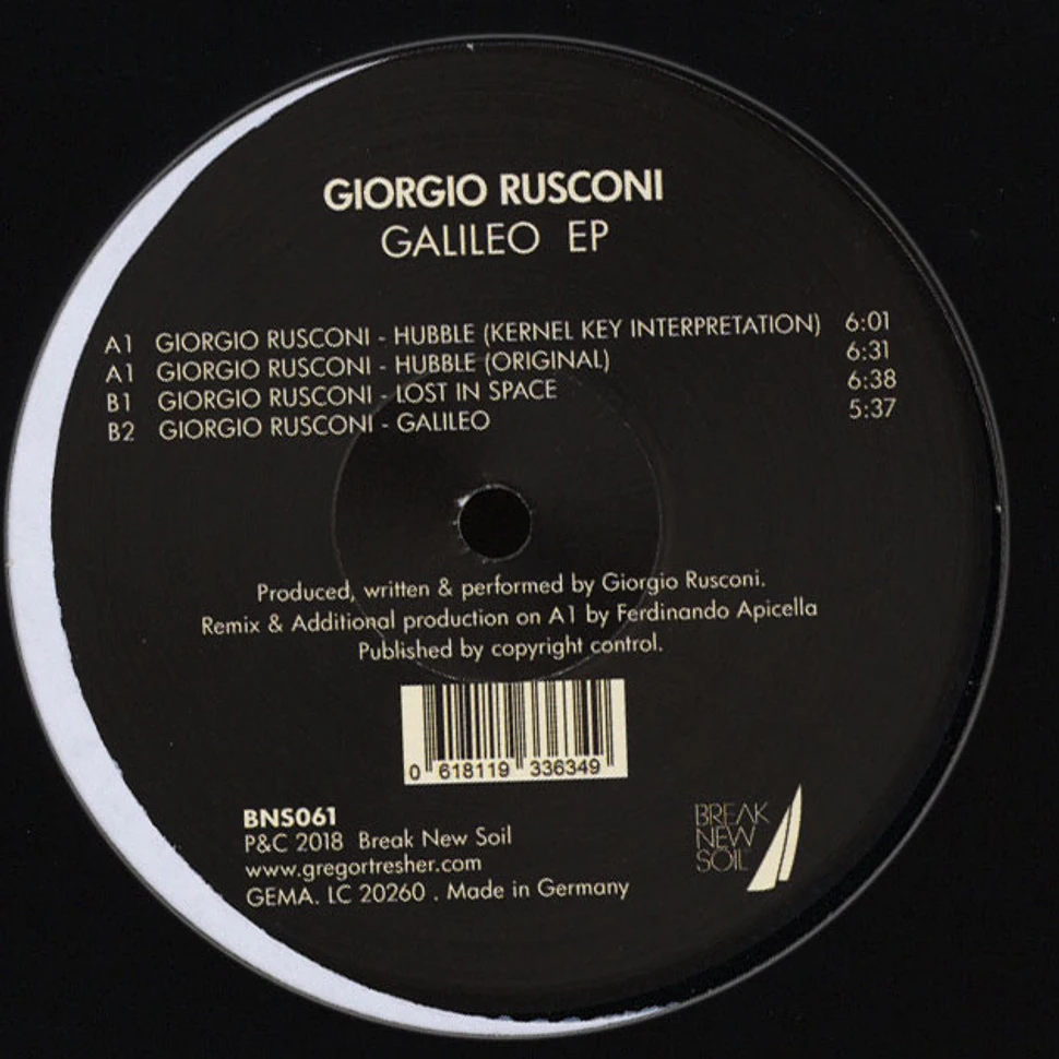 Giorgio Rusconi - Galileo EP