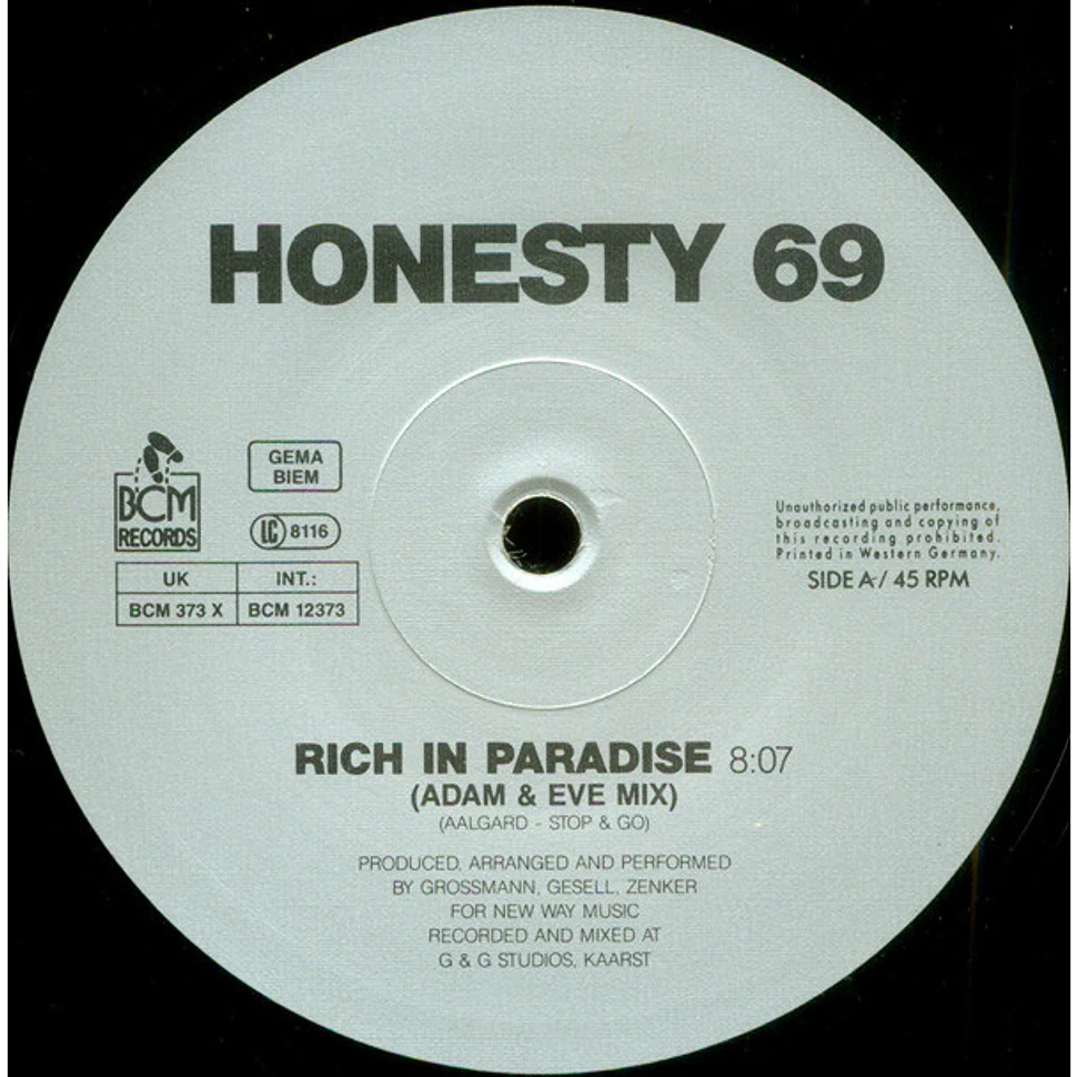 Honesty 69 - Rich In Paradise
