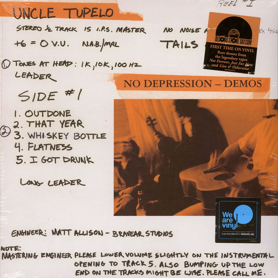 Uncle Tupelo - No Depression: Demos