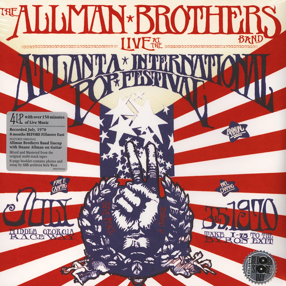 The Allman Brothers Band - Live At The Atlanta International Pop Festival July 3 & 5, 1970