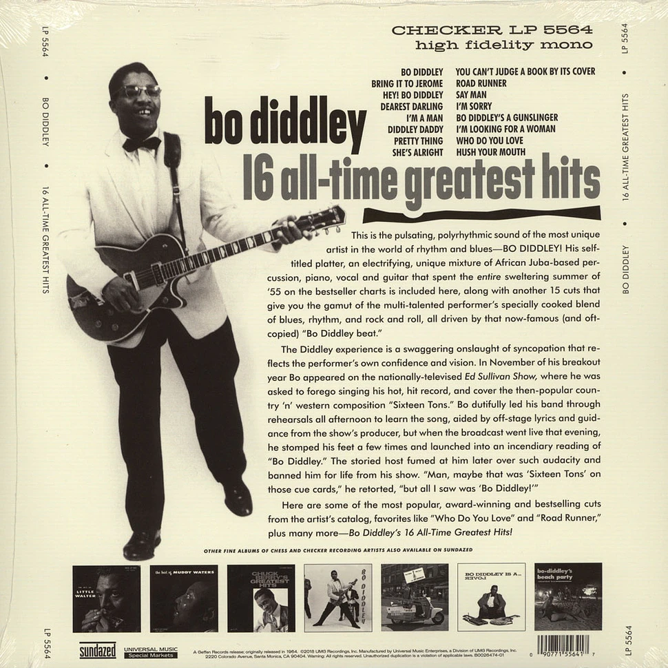 Bo Diddley - 16 All Time Greatest Hits