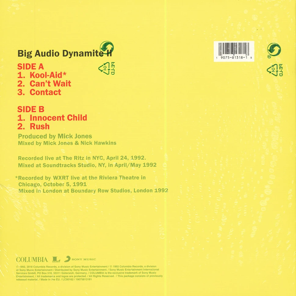 Big Audio Dynamite II - On The Road Live ‘92