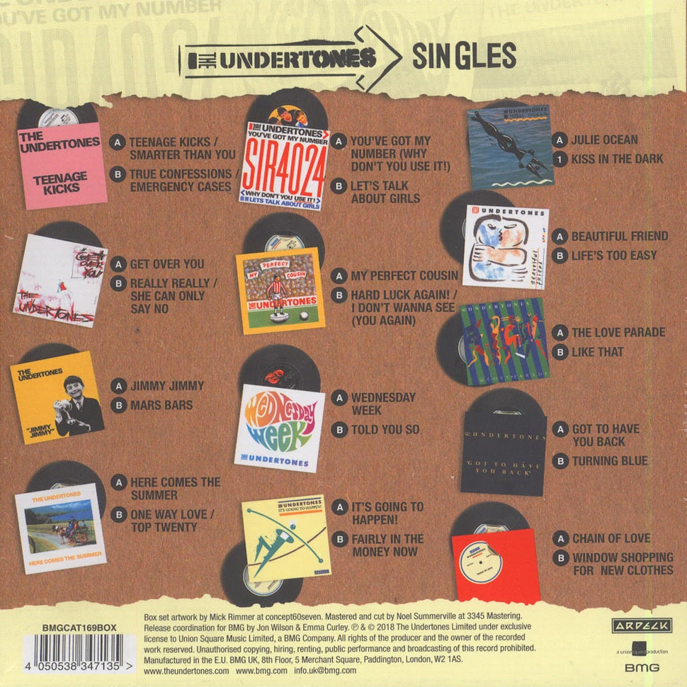 The Undertones - The 7" Singles Box