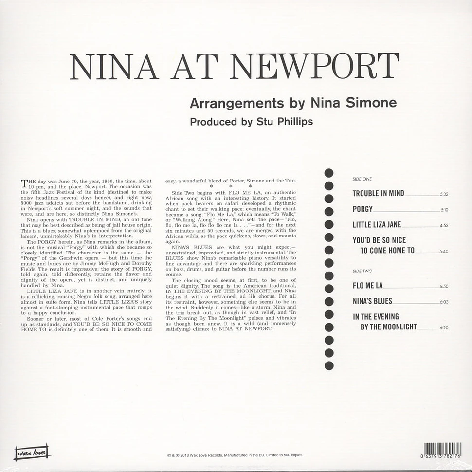 Nina Simone - Nina At Newport