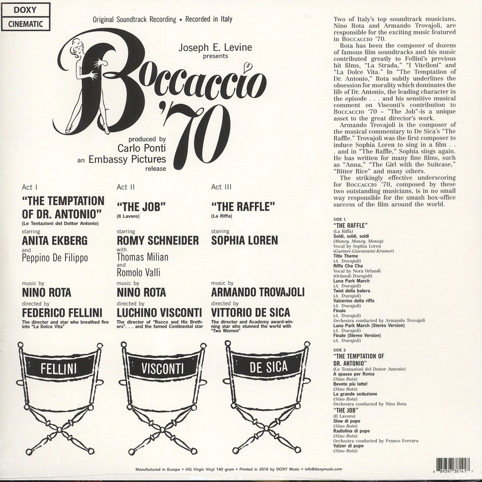 Nino Rota & Armando Trovajoli - OST Boccaccio ‘70