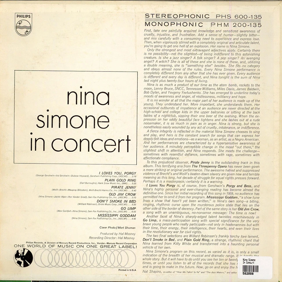 Nina Simone - In Concert