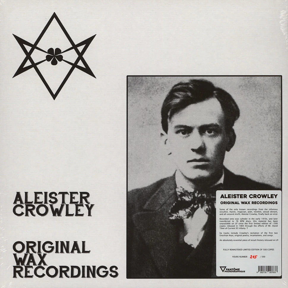 Aleister Crowley - Original Wax Recordings