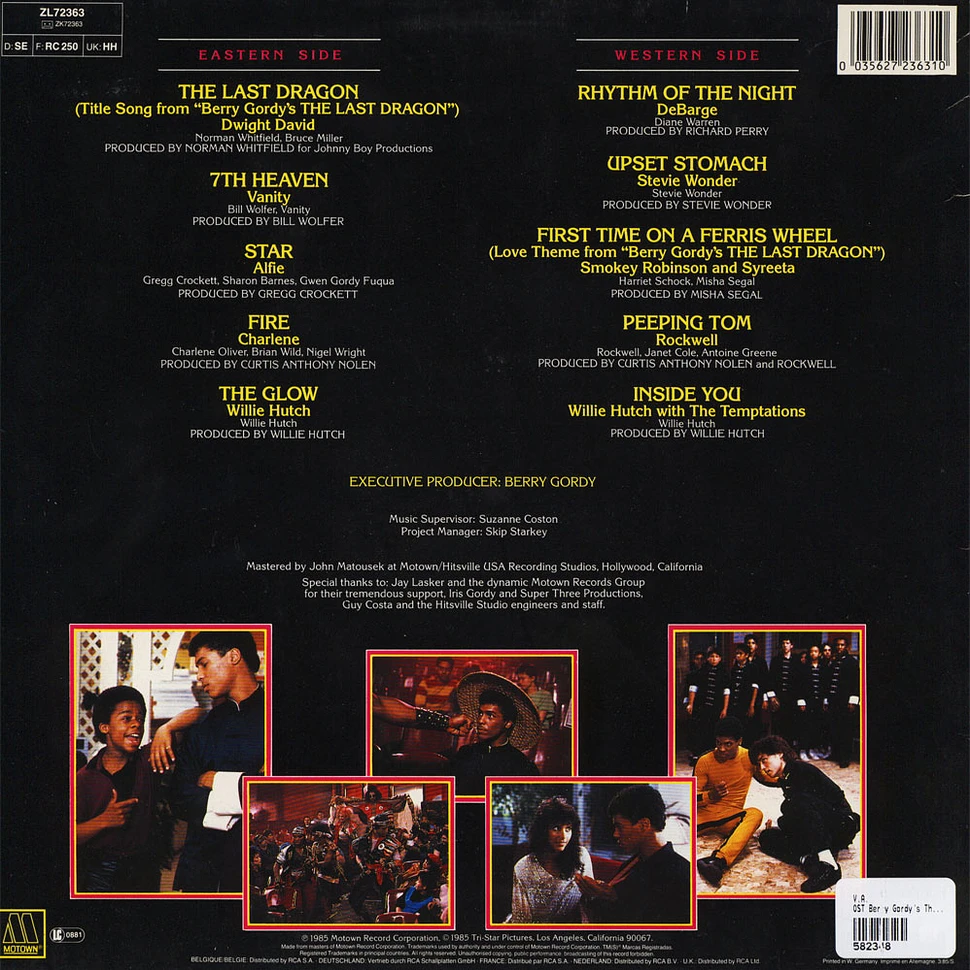 V.A. - Berry Gordy's The Last Dragon - Original Motion Picture Soundtrack