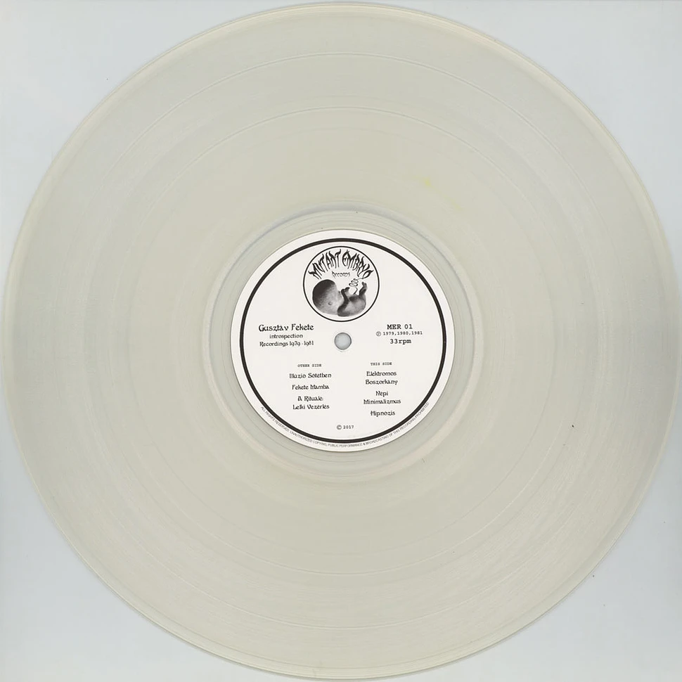 Gusztav Fekete - Introspection Clear Vinyl Edition