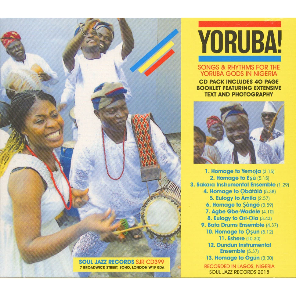 V.A. - Yoruba! Songs & Rhythms For The Yoruba Gods In Nigeria