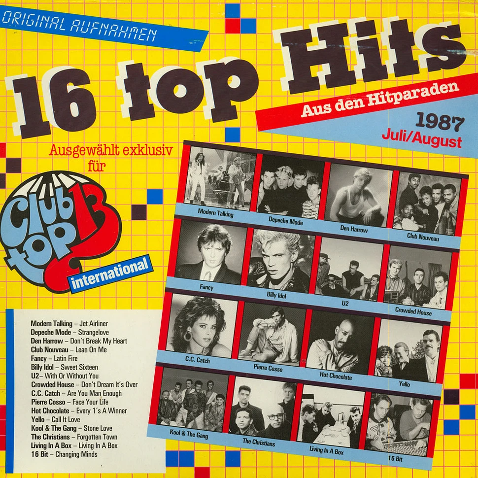 V.A. - 16 Top Hits - Juli/August 1987