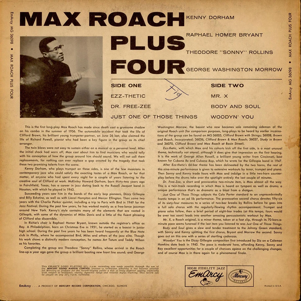 Max Roach - +4