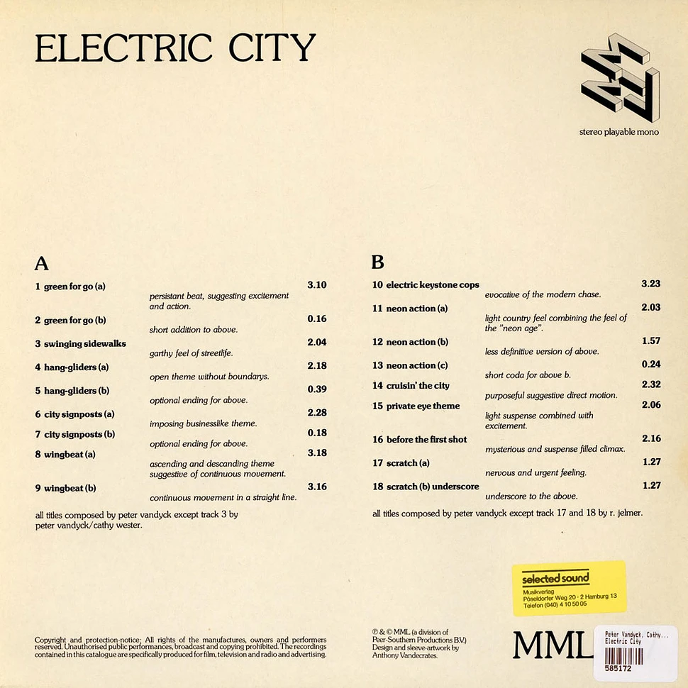 Peter Vandyck, Cathy Wester, Robert Jelmer - Electric City