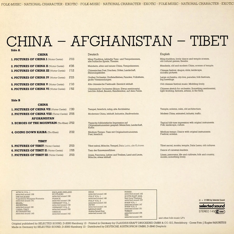 Victor Cavini / Tro Khan - China - Afghanistan - Tibet