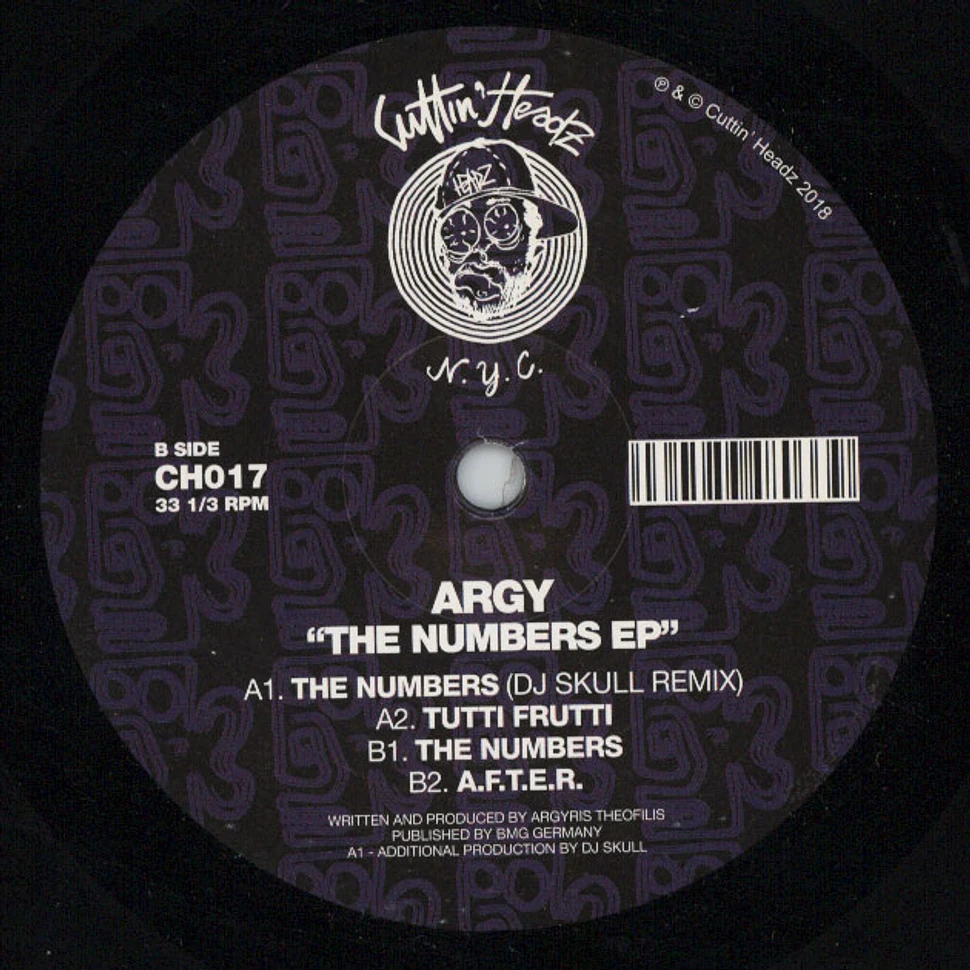 Argy - The Numbers EP DJ Skull Remix