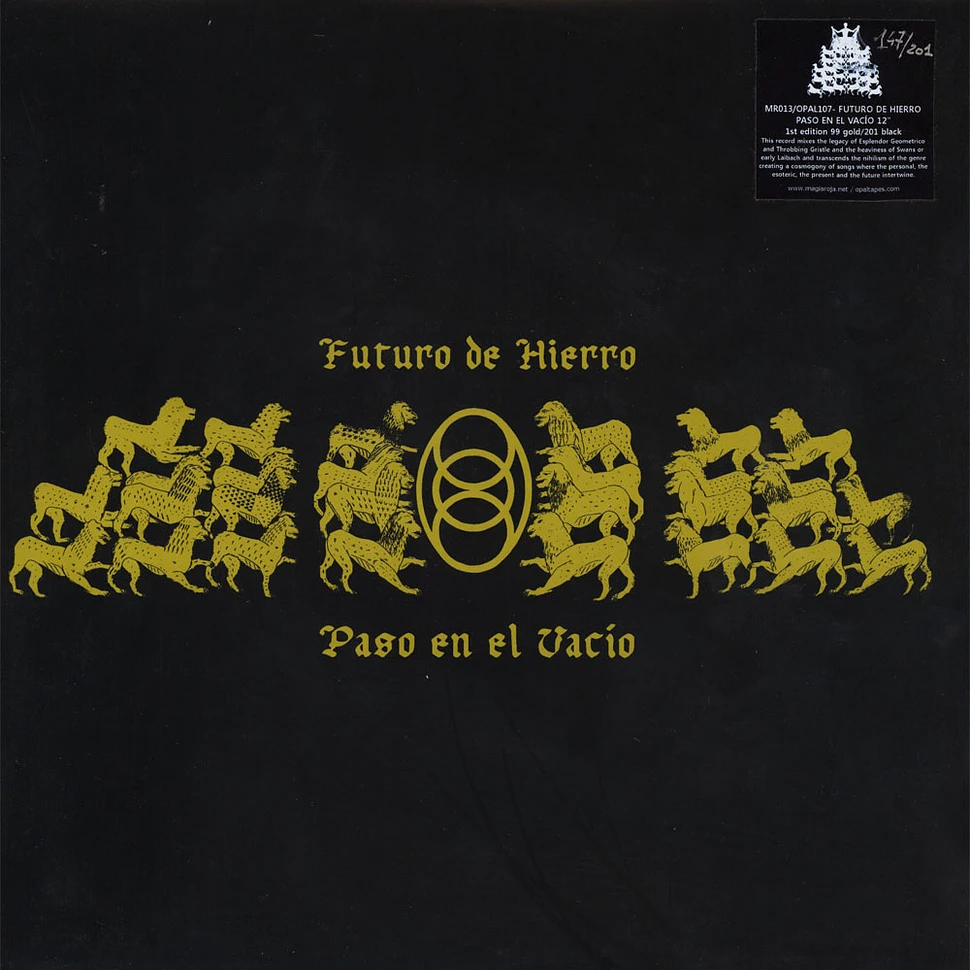 Futuro De Hierro - Paso En El Vacio Black Vinyl Edition