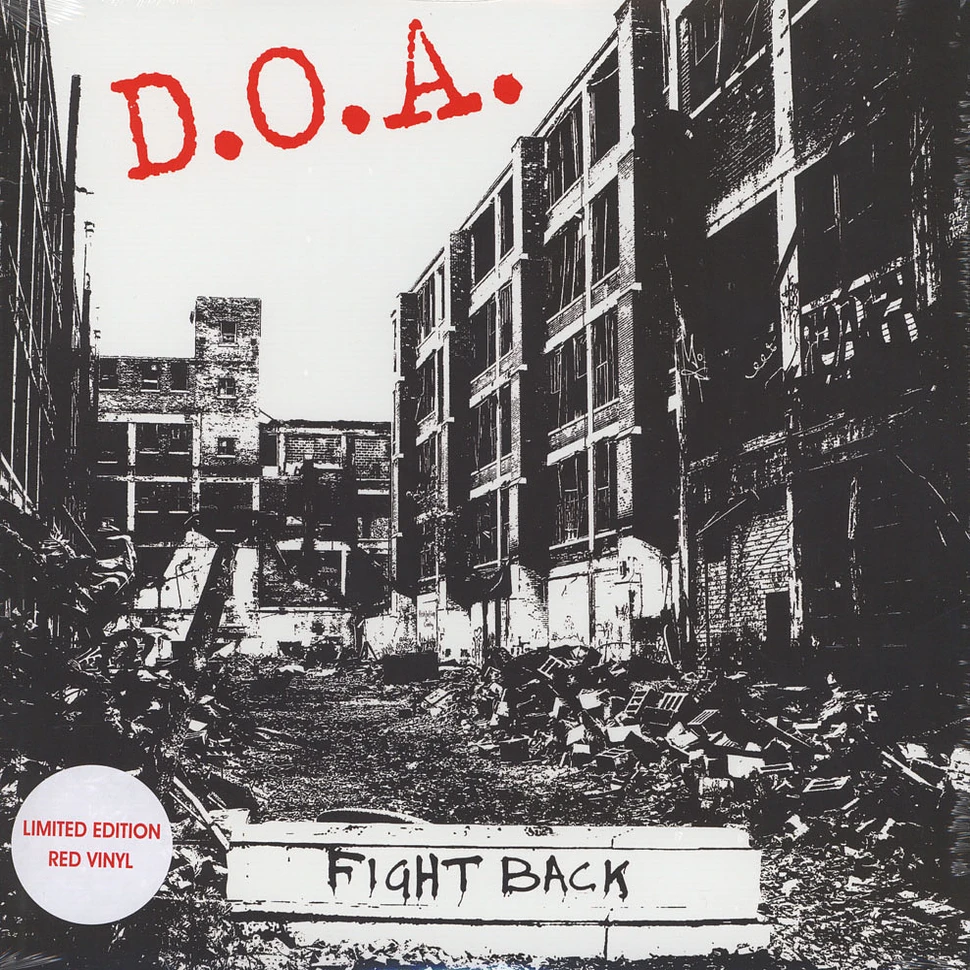 D.O.A. - Fight Back Red Vinyl Edition