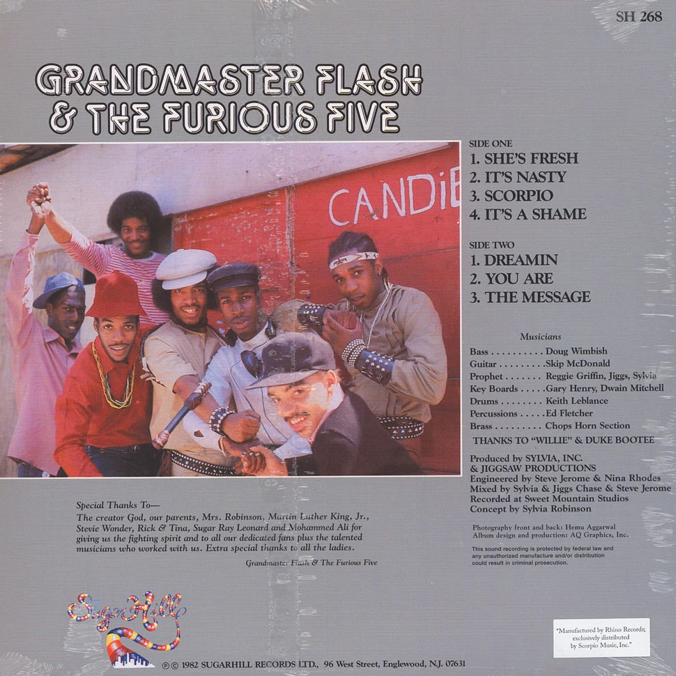Grandmaster Flash & The Furious Five - The Message 180g Vinyl Edition