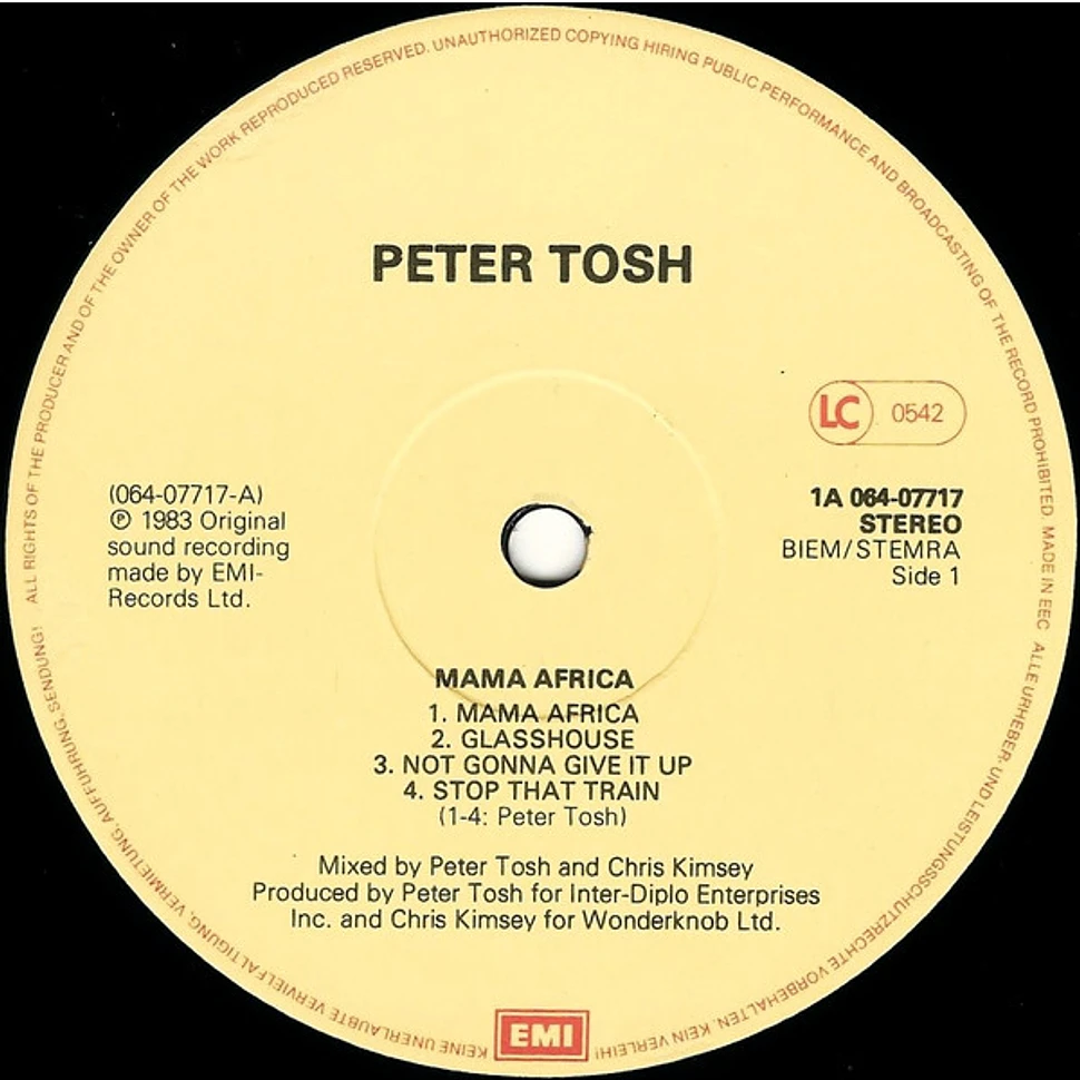 Peter Tosh - Mama Africa