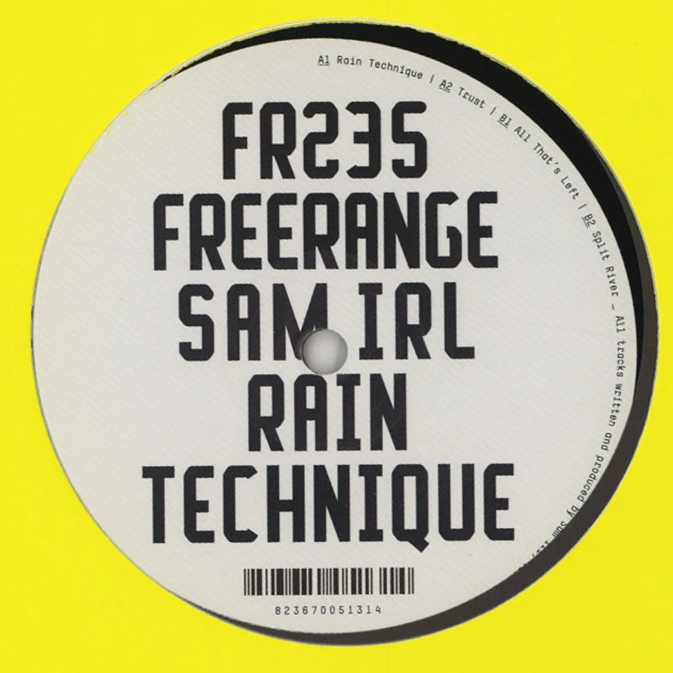 Sam Irl - Rain Technique EP