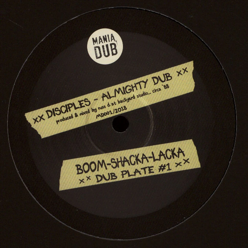 The Disciples - Almighty Dub / Zion Rock Dub