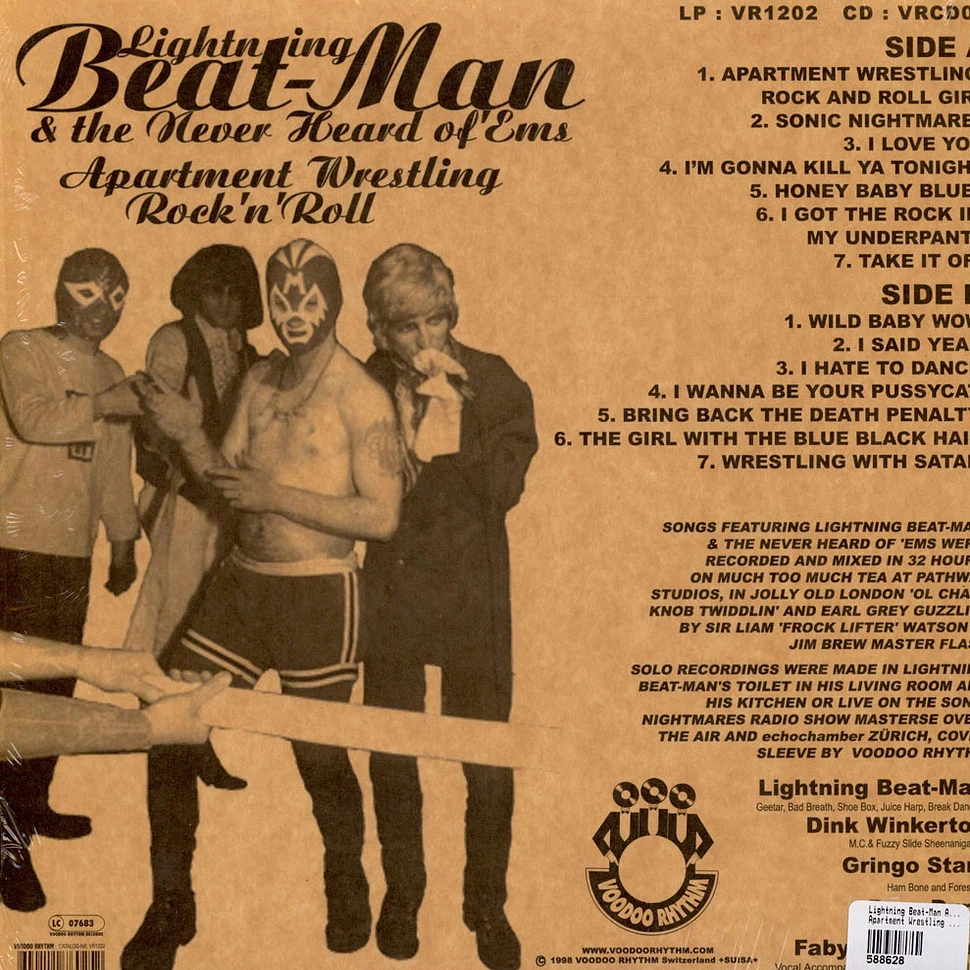 Lightning Beat-Man And The Never Heard Of 'Ems - Apartment Wrestling Rock And Roll