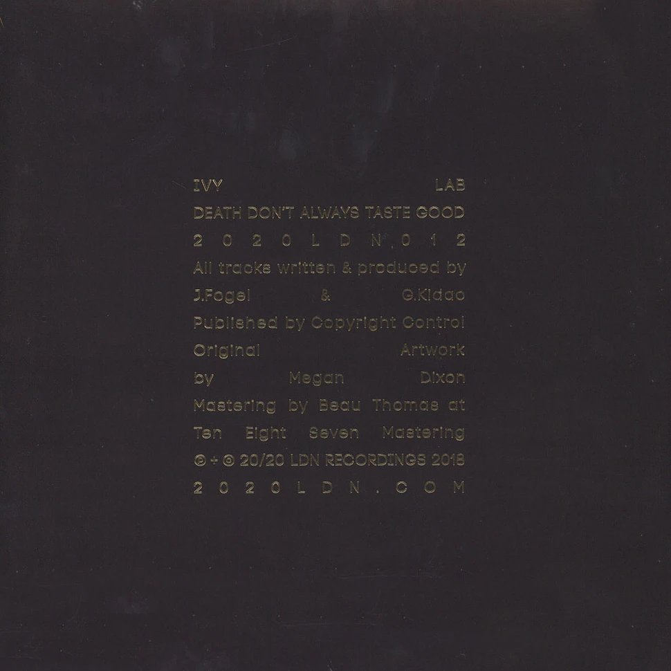 Ivy Lab - Death Don't Always Taste Good LP