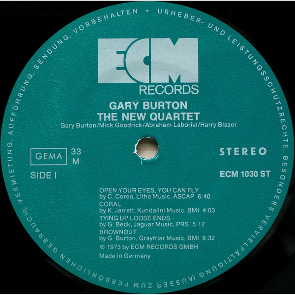 Gary Burton - The New Quartet