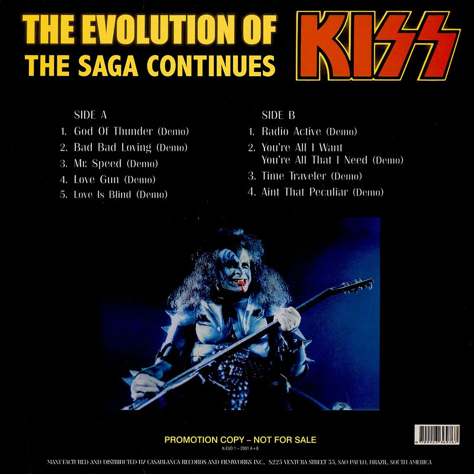 Kiss - The Evolution Of Kiss The Saga Continues