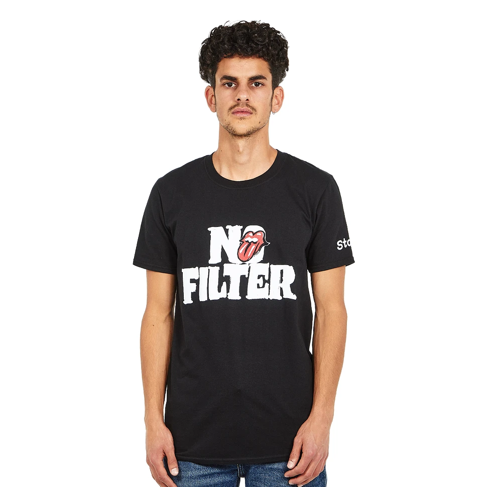 The Rolling Stones - No Filter Header Logo T-Shirt