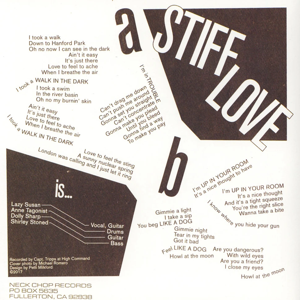 Stiff Love - Trouble