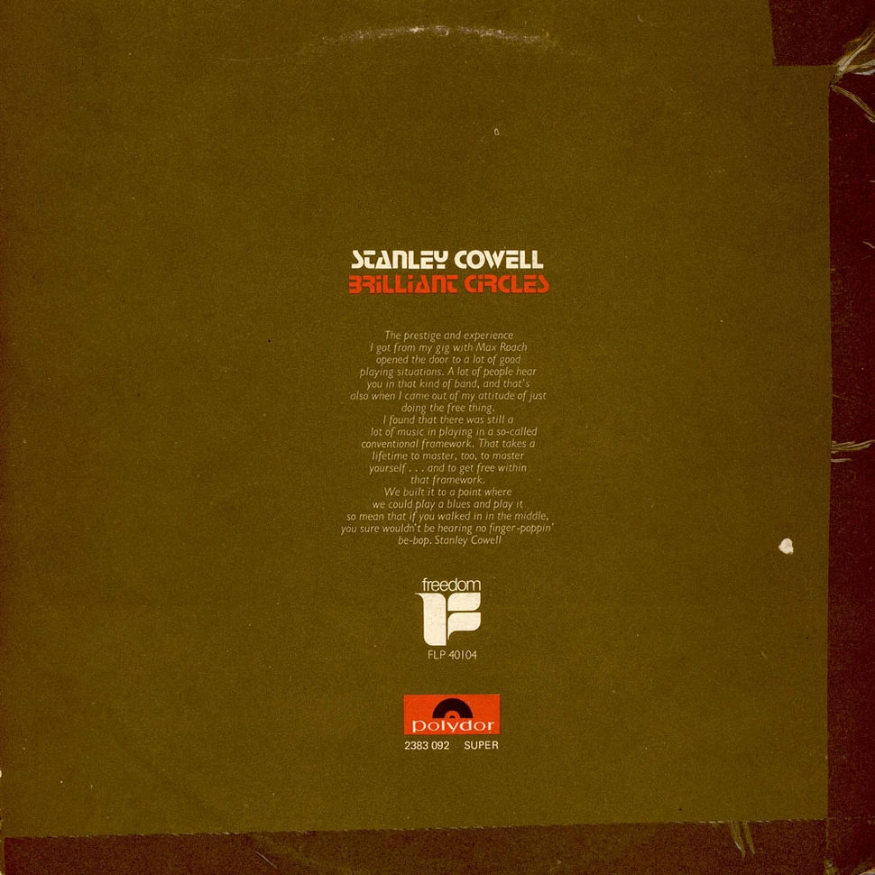 Stanley Cowell - Brilliant Circles