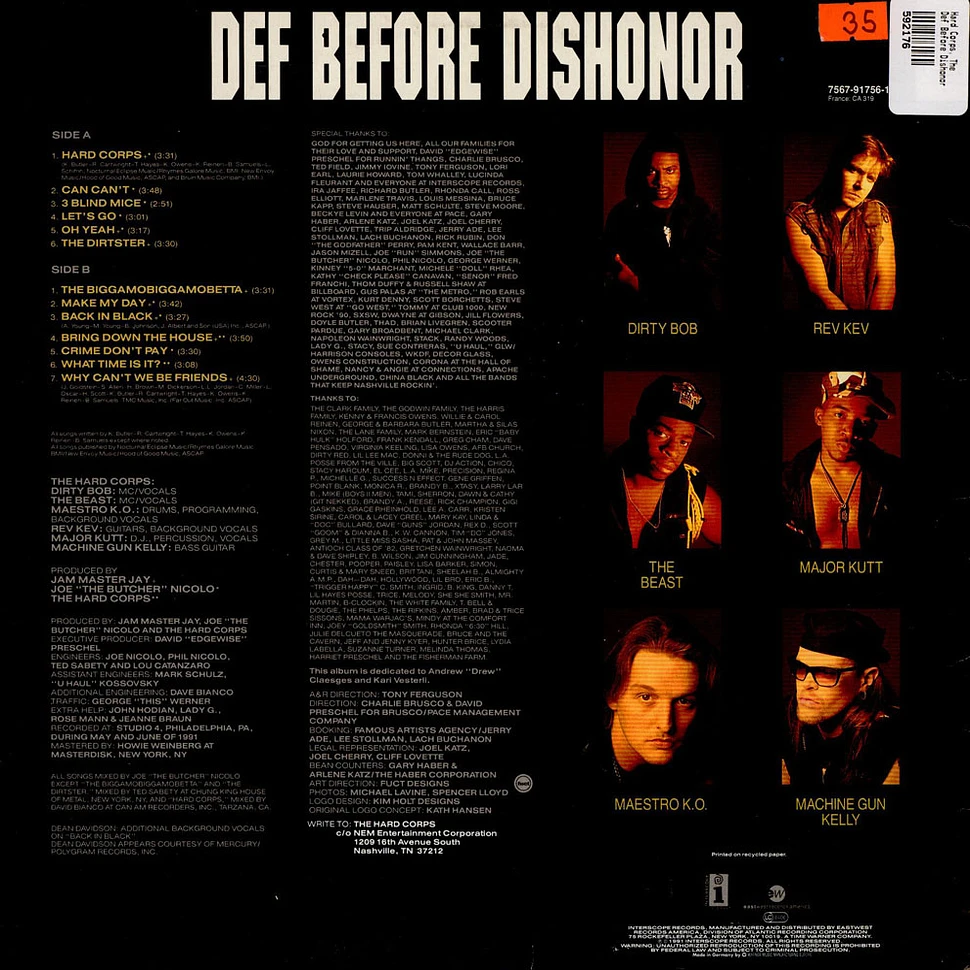 The Hard Corps - Def Before Dishonor