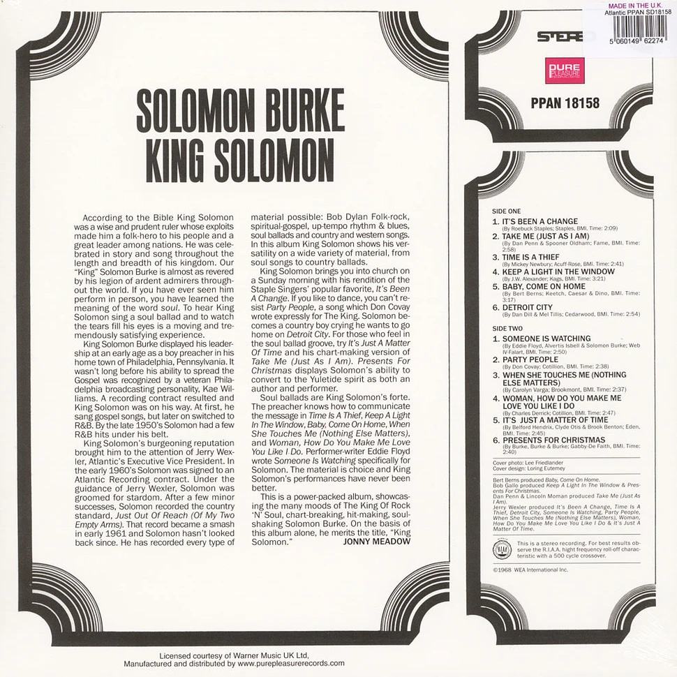 Solomon Burke - King Solomon