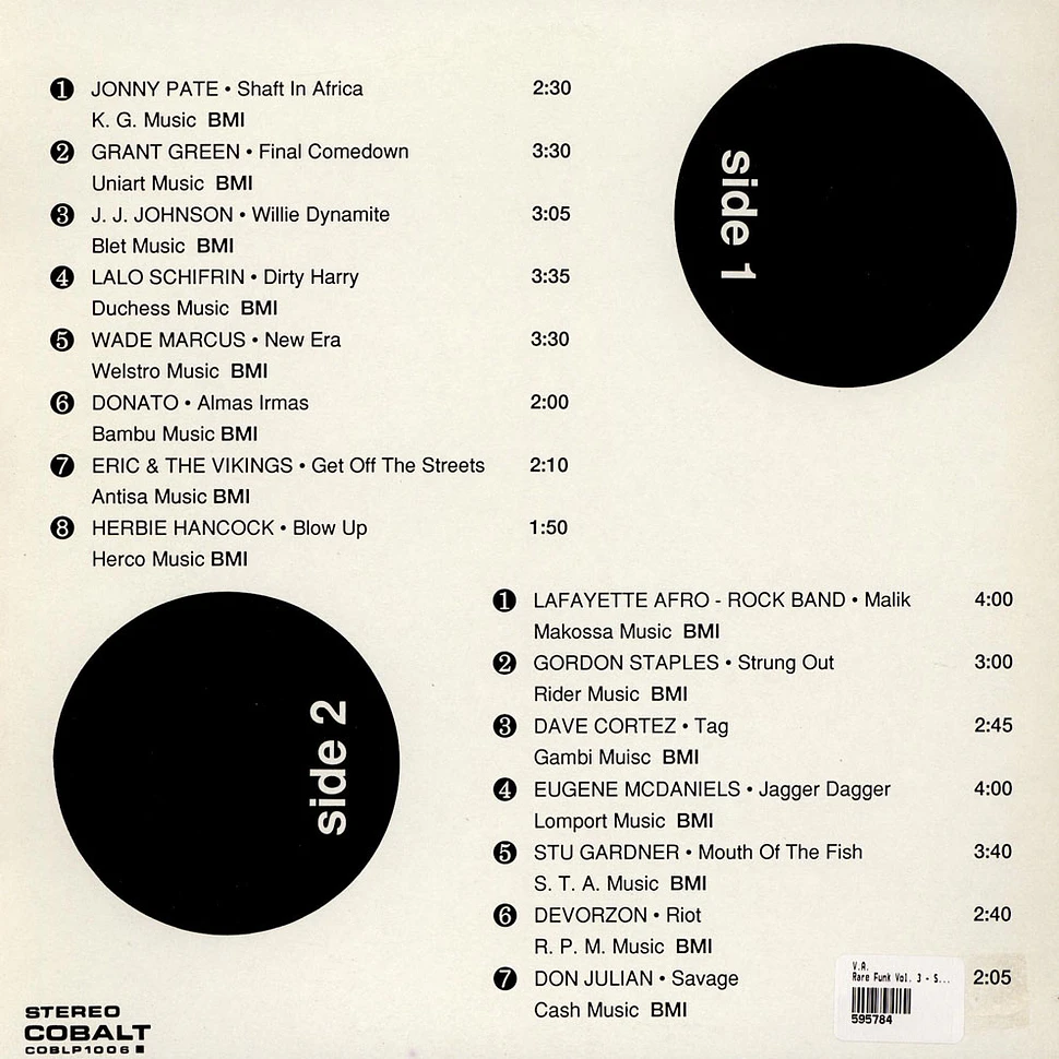 V.A. - Rare Funk Vol. 3 - Soundtrack Edition