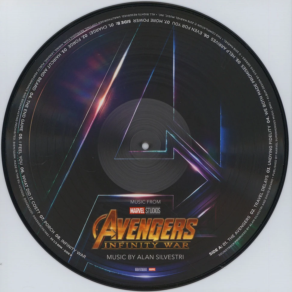 Alan Silvestri - OST Avengers: Infinity War Picture Disc Edition