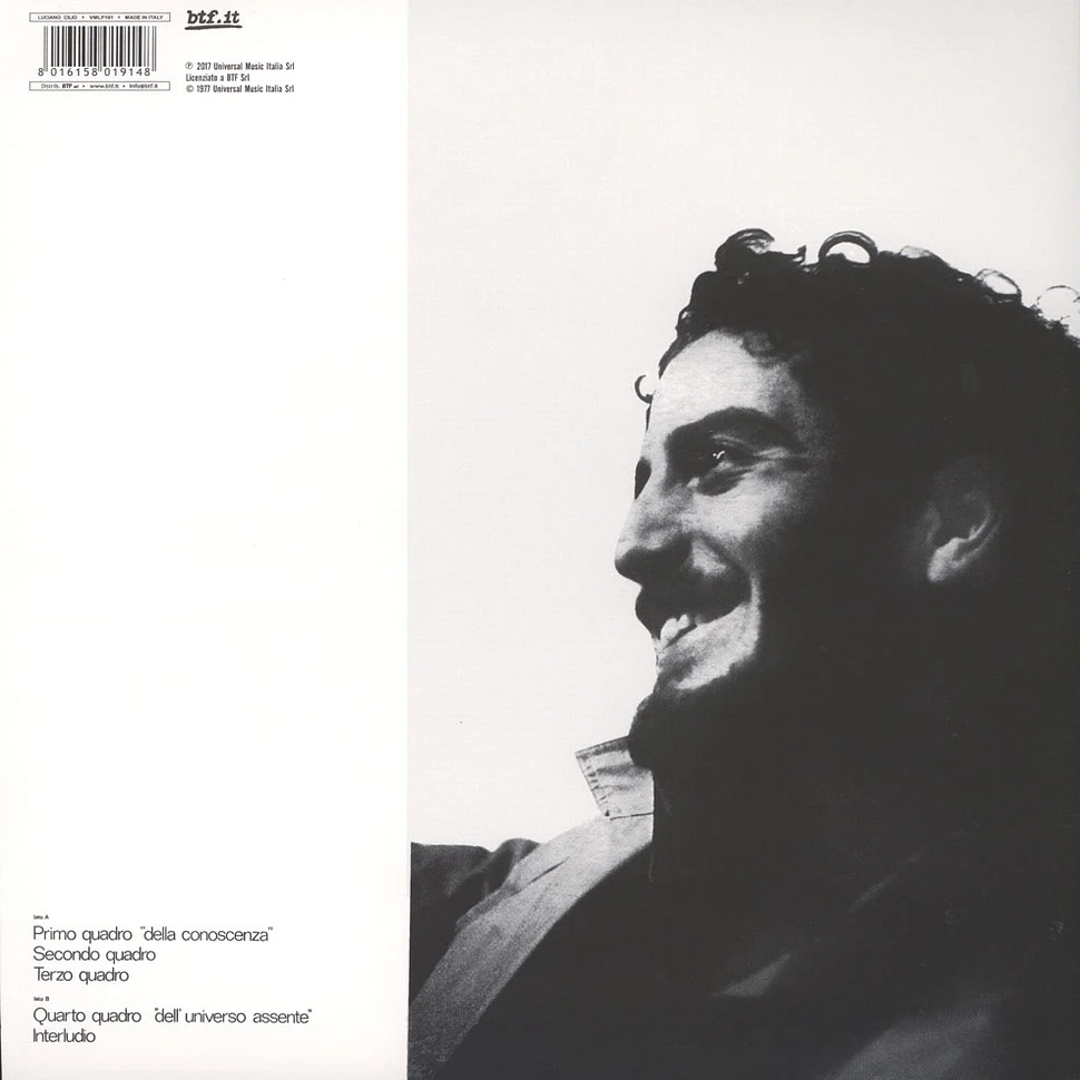 Luciano Cilio - Dialoghi Del Presente White Vinyl Edition