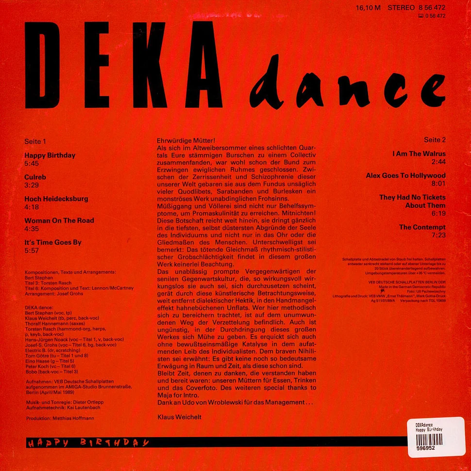 DEKAdance - Happy Birthday