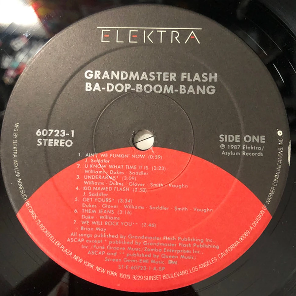 Grandmaster Flash - Ba-Dop-Boom-Bang