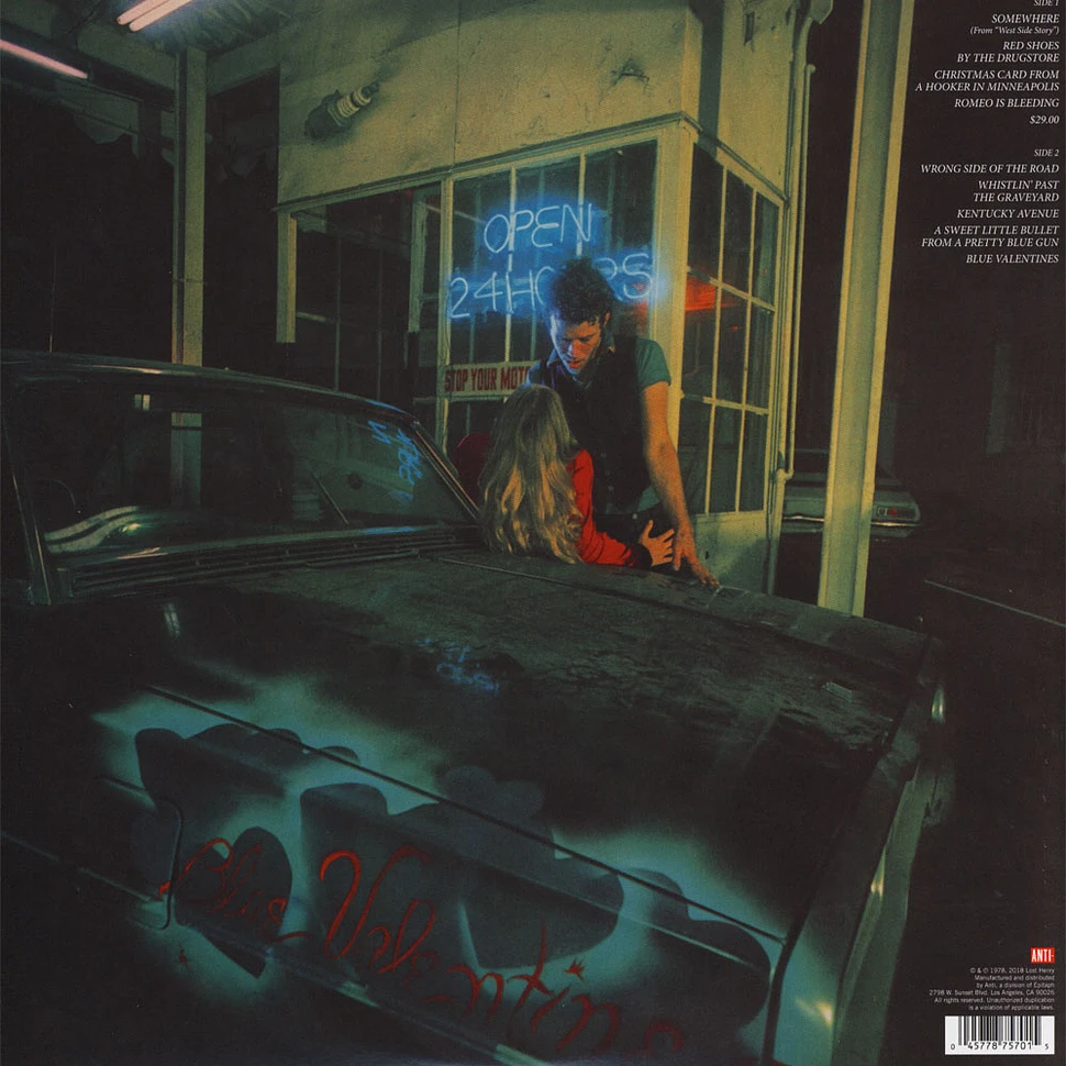 Tom Waits - Blue Valentine Remastered Black Vinyl Edition