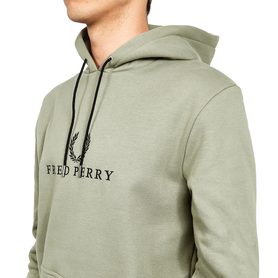 Fred Perry - Embroidered Hooded Sweatshirt