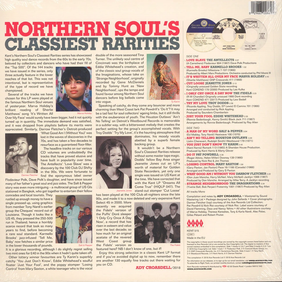 V.A. - Northern Soul Classiest Rarities