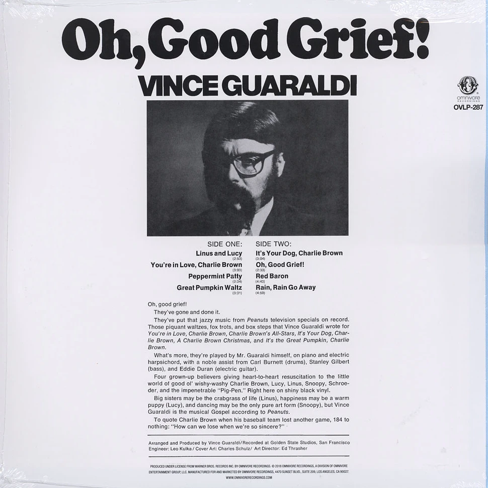Vince Guaraldi - Oh, Good Grief! - 50th Anniversary Vinyl Edition