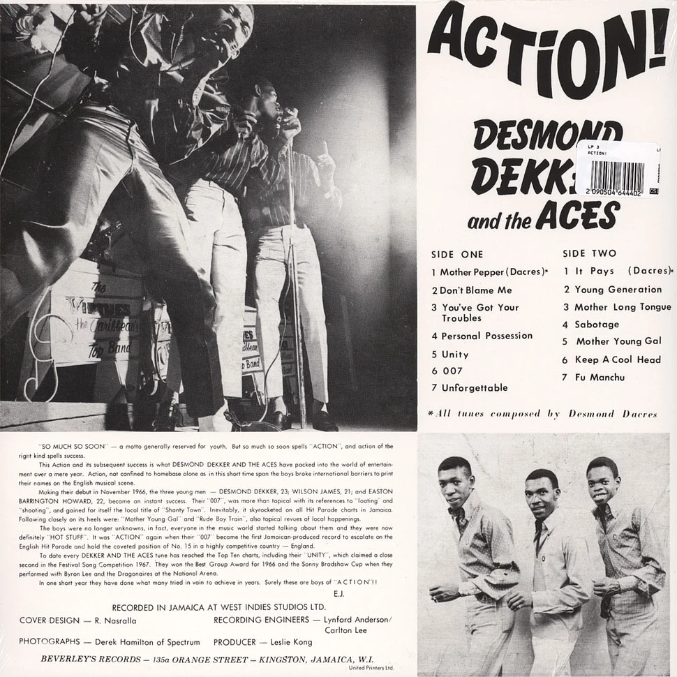 Desmond Dekker & The Aces - Action!